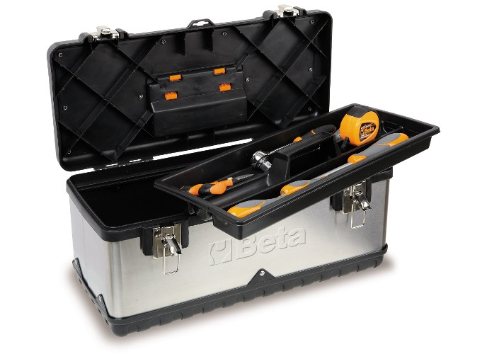 Beta Tools Model Cp17L Empty Tool Box Long Removable Tote-Tray