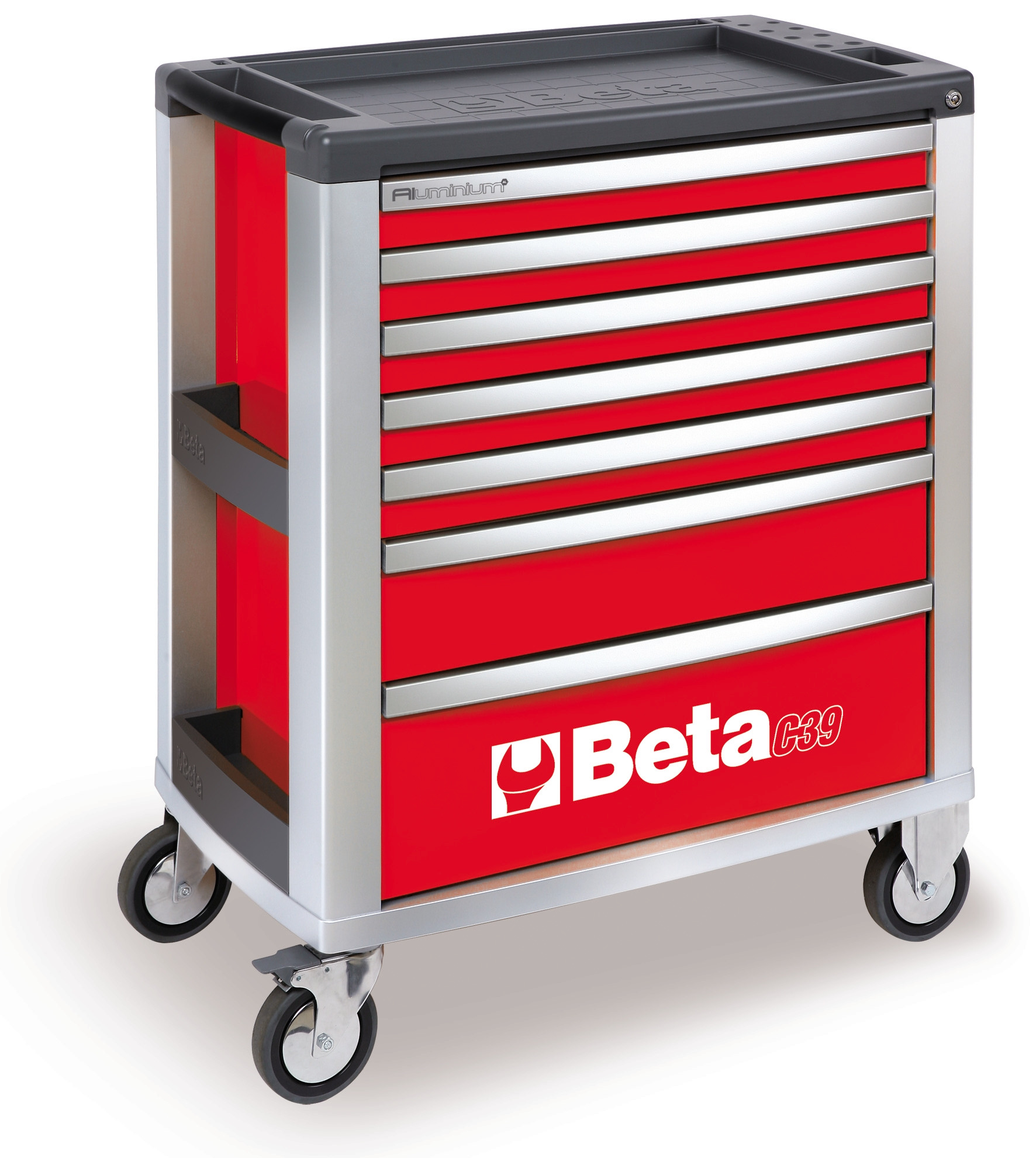 Beta Tools Model C39 R-Mobile Roller Cab 7 Drawers Red Beta Tools Model C39 R-Mobile Roller Cab 7 Drawers Red