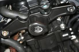 R&G Racing Aero Style Front Engine Mount Frame Sliders for Triumph Speed Triple '11-'15 R&G Racing Aero Style Front Engine Mount Frame Sliders for Triumph Speed Triple '11-'15