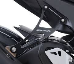 R&G Racing Black Exhaust Hanger for Kawasaki ZX10R '04-'05 R&G Racing Black Exhaust Hanger for Kawasaki ZX10R '04-'05