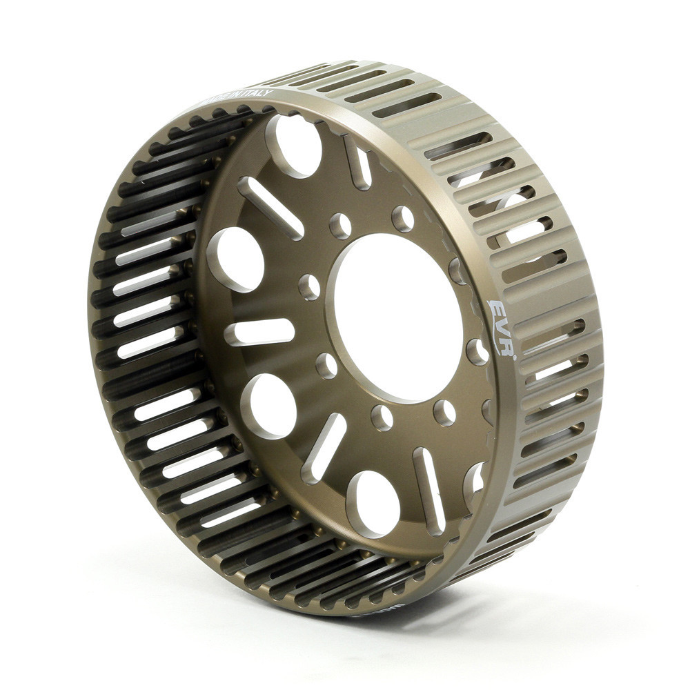 EVR 48 Tooth Ergal Dry Clutch Basket EVR 48 Tooth Ergal Dry Clutch Basket