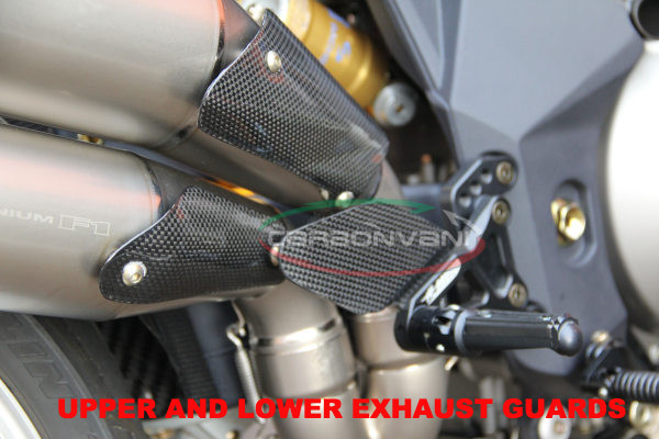 CARBONVANI - MV AGUSTA BRUTALE 920 / 990 / 1090 /R /RR CARBON FIBER LOWER EXHAUST GUARD CARBONVANI - MV AGUSTA BRUTALE 920 / 990 / 1090 /R /RR CARBON FIBER LOWER EXHAUST GUARD