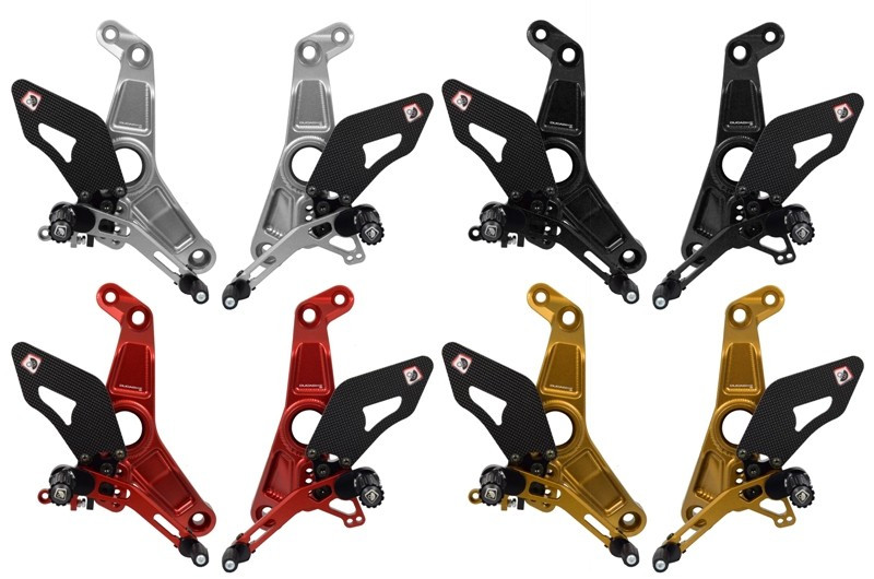 DBK Special Parts (Ducabike) Adjustable Rearsets for the Ducati Monster 1200R DBK Special Parts (Ducabike) Adjustable Rearsets for the Ducati Monster 1200R