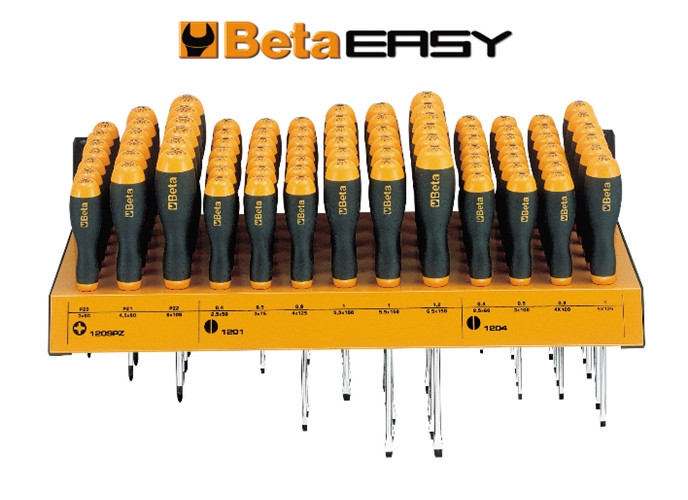 Beta Tools Model 1203 E4P-Wall-Mounted Display 85 Screwdrivers Beta Tools Model 1203 E4P-Wall-Mounted Display 85 Screwdrivers