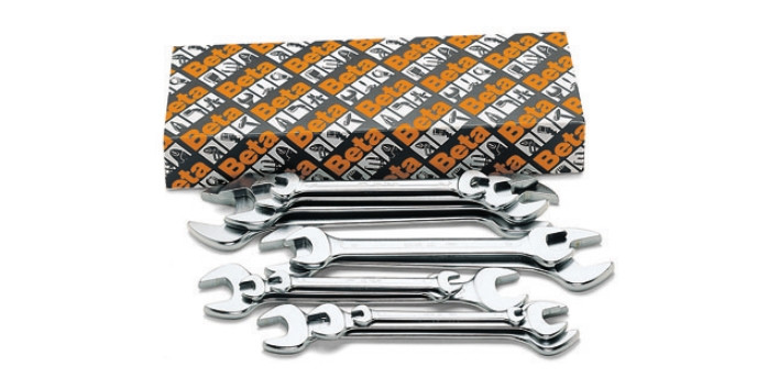 Beta Tools Model 55 S12-12 Double Open End Wrenches in Box Beta Tools Model 55 S12-12 Double Open End Wrenches in Box