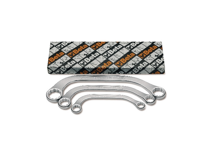 Beta Tools Model 83 As/3-3 Half-Moon Ring Wrenches in Box Beta Tools Model 83 As/3-3 Half-Moon Ring Wrenches in Box