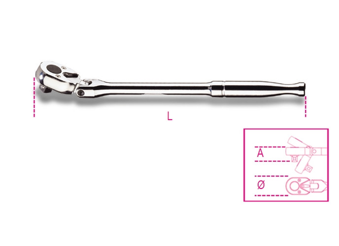 Beta Tools Model 910 M/56-3/8' Reversible Swivel Ratchet Beta Tools Model 910 M/56-3/8' Reversible Swivel Ratchet