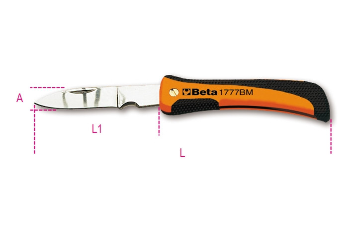 Beta Tools Model 1777 Bm-Foldaway Knife Beta Tools Model 1777 Bm-Foldaway Knife