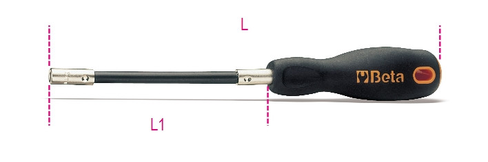 Beta Tools Model 897 L-Flexible Bit Holder with Handle Beta Tools Model 897 L-Flexible Bit Holder with Handle