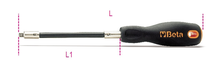 Beta Tools Model 900 32-1/4' Drive Flexible Handle Beta Tools Model 900 32-1/4' Drive Flexible Handle