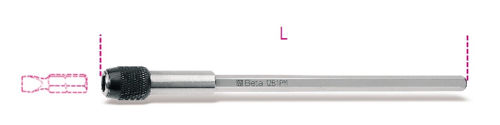 Beta Tools Model 1281 Pm-Quick-Fit Magnetic Bit Holder Beta Tools Model 1281 Pm-Quick-Fit Magnetic Bit Holder
