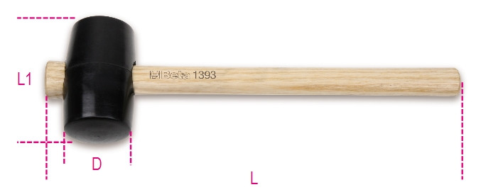 Beta Tools Model 1393 60mm-Hard Rubber Head Hammers Beta Tools Model 1393 60mm-Hard Rubber Head Hammers