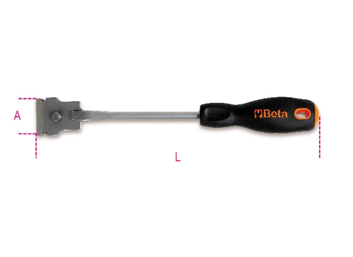 Beta Tools Model 1774A Multifunction Scraper Bi-Material Beta Tools Model 1774A Multifunction Scraper Bi-Material