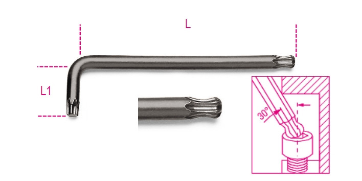 Beta Tools Model 97 Btx15-Ball Head Wrenches for Torx Screws Beta Tools Model 97 Btx15-Ball Head Wrenches for Torx Screws