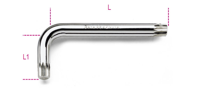 Beta Tools Model 98 Xzn5-offset Key Wrenches Xzn Profile Beta Tools Model 98 Xzn5-offset Key Wrenches Xzn Profile