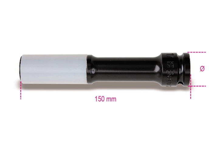 Beta Tools Model 720 Lpl19-Impact Sockets Long Wheel Nuts Beta Tools Model 720 Lpl19-Impact Sockets Long Wheel Nuts
