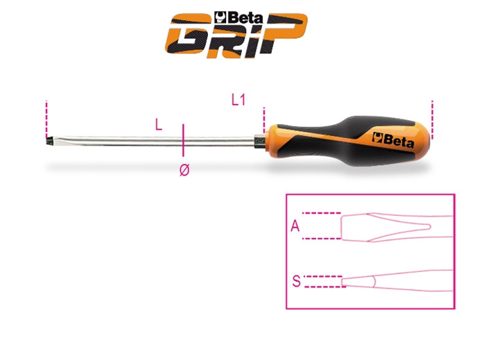 Beta Tools Model 1260 E 8mm-Screwdrivers Hexagon Bolsters Beta Tools Model 1260 E 8mm-Screwdrivers Hexagon Bolsters