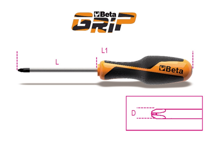 Beta Tools Model 1262 Ph1X80-Screwdrivers Cross Head Philips Beta Tools Model 1262 Ph1X80-Screwdrivers Cross Head Philips