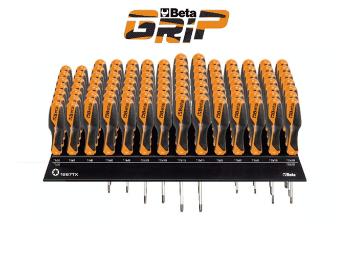 Beta Tools Model 1263 E62-Wall-Mounted Display 62 Screwdrivers Beta Tools Model 1263 E62-Wall-Mounted Display 62 Screwdrivers