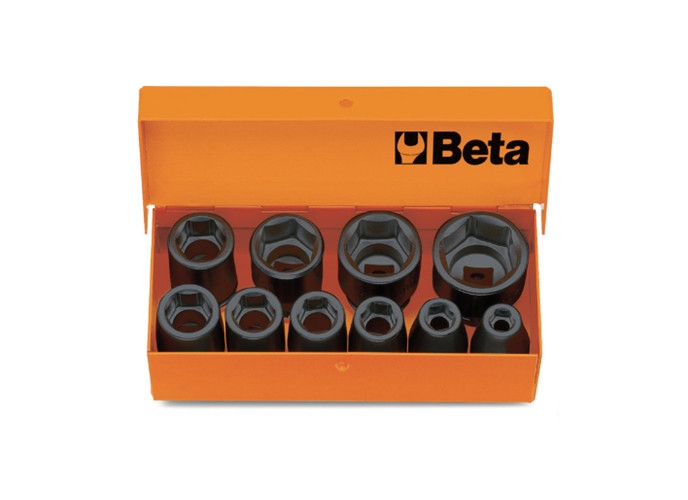 Beta Tools Model 710 C10-10 Impact Sockets in Case Beta Tools Model 710 C10-10 Impact Sockets in Case