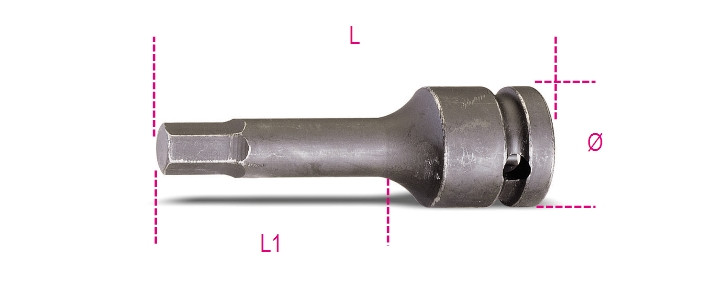 Beta Tools Model 720 Me10mm-Impact Socket Drivers Hexagon Screws Beta Tools Model 720 Me10mm-Impact Socket Drivers Hexagon Screws