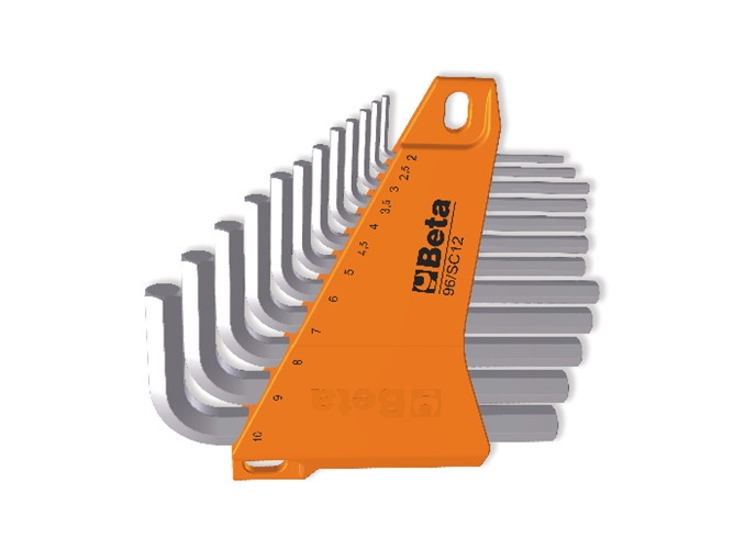 Beta Tools Model 96 Sc12-12 Hexagon Key Wrenches with Display Beta Tools Model 96 Sc12-12 Hexagon Key Wrenches with Display