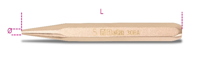 Beta Tools #30 BA5 SPARKPROOF DRIFT PUNCHES Beta Tools #30 BA5 SPARKPROOF DRIFT PUNCHES