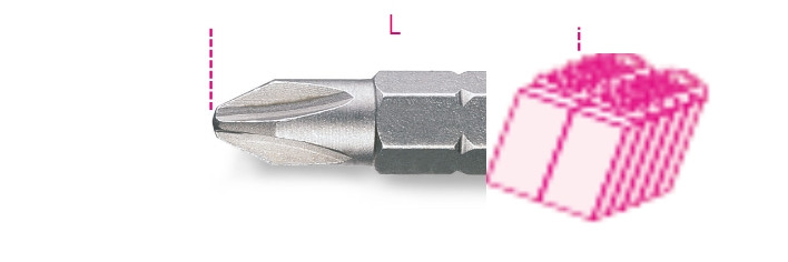 Beta Tools Model 861 Ph/C2L-Bits for Cross Head Ph Screws Beta Tools Model 861 Ph/C2L-Bits for Cross Head Ph Screws