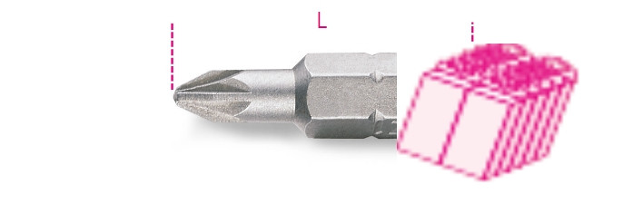 Beta Tools Model 861 Pz/C2-Bits for Cross Head Pz Screws Beta Tools Model 861 Pz/C2-Bits for Cross Head Pz Screws