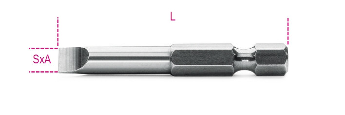 Beta Tools Model 862 Lp0.6X4.5mm-Bits for Slotted Head Screws Beta Tools Model 862 Lp0.6X4.5mm-Bits for Slotted Head Screws
