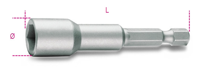 Beta Tools Model 862 F12mm-Magnetic Bits Hexagon Sockets Beta Tools Model 862 F12mm-Magnetic Bits Hexagon Sockets