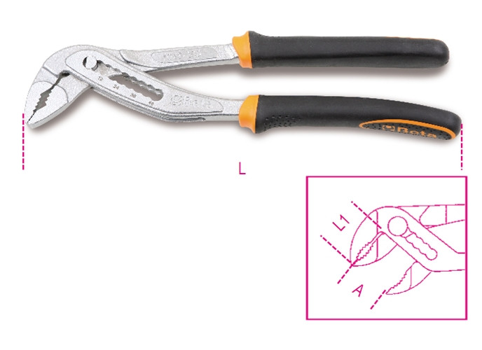 Beta Tools Model 1048 Bm250mm-Slip Joint Pliers Boxed Joint Beta Tools Model 1048 Bm250mm-Slip Joint Pliers Boxed Joint