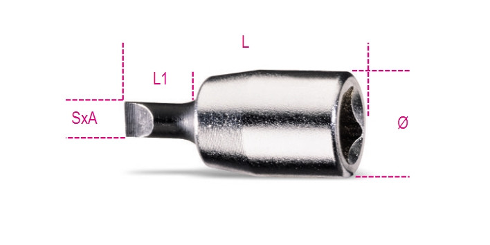 Beta Tools Model 900 Lp1.2X8mm-Socket Drivers Slotted Screws Beta Tools Model 900 Lp1.2X8mm-Socket Drivers Slotted Screws