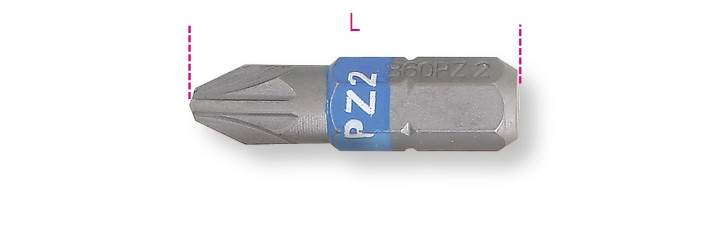 Beta Tools Model 860 Pz2-Bits for Cross Head Pz Screws Beta Tools Model 860 Pz2-Bits for Cross Head Pz Screws