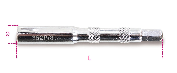 Beta Tools Model 882 P/80-1/4' Drive Extension Bars Beta Tools Model 882 P/80-1/4' Drive Extension Bars