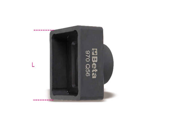 Beta Tools Model 970 Q60mm-Impact Sockets for Rectang. Nuts Beta Tools Model 970 Q60mm-Impact Sockets for Rectang. Nuts