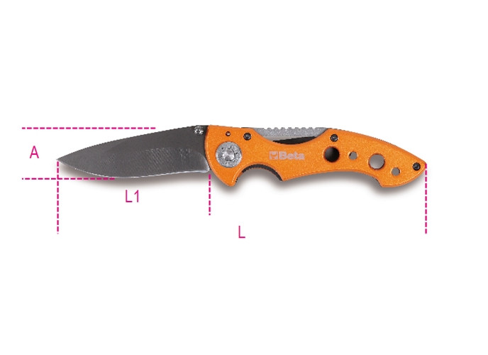 Beta Tools Model 1778 Foldaway Knife in Case Beta Tools Model 1778 Foldaway Knife in Case