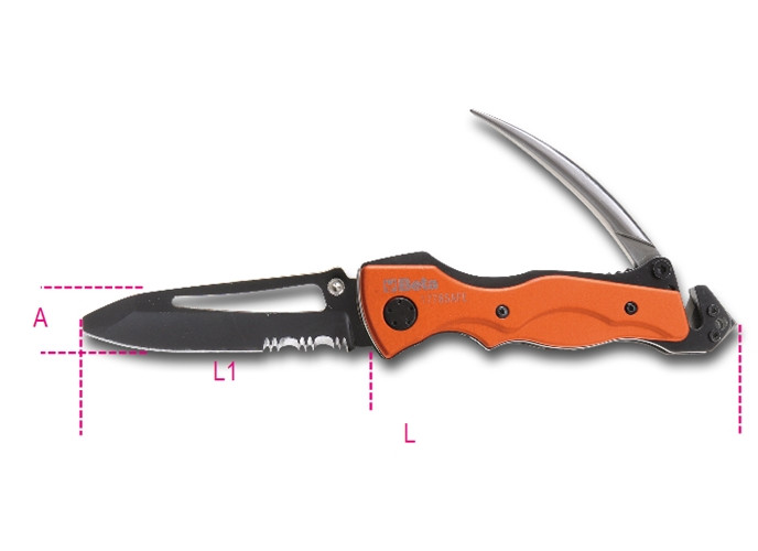 Beta Tools Model 1778 Safe-Foldaway Knife Beta Tools Model 1778 Safe-Foldaway Knife