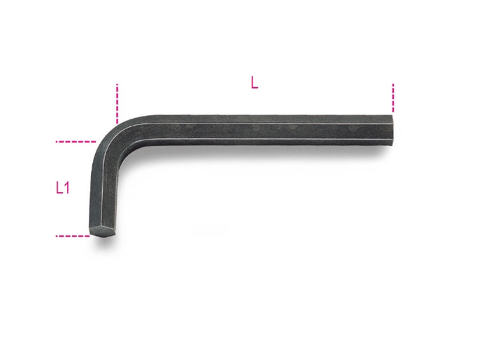 Beta Tools Model 96 As1/4-offset Hexagon Key Wrenches Burnished Beta Tools Model 96 As1/4-offset Hexagon Key Wrenches Burnished