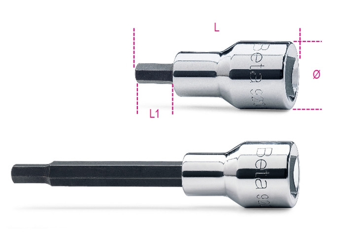 Beta Tools Model 920 Pe17mm-Socket Drivers for Hexagon Screws Beta Tools Model 920 Pe17mm-Socket Drivers for Hexagon Screws