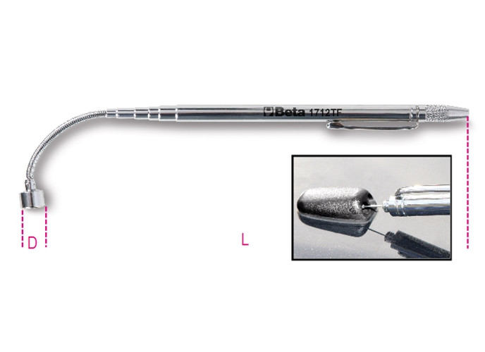 Beta Tools Model 1712 Tf-Telescopic Magnet Flexible Head Beta Tools Model 1712 Tf-Telescopic Magnet Flexible Head