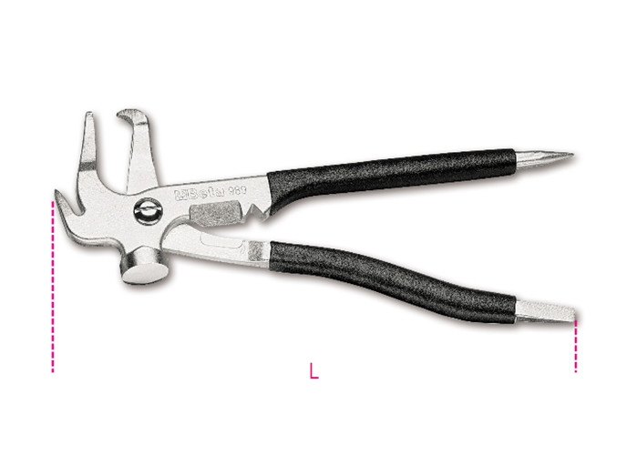 Beta Tools Model 989 Wheel Balancing Weight Tool Beta Tools Model 989 Wheel Balancing Weight Tool