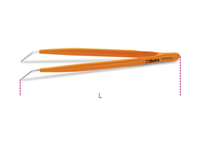 Beta Tools Model 993 Pl150mm-Pin Spring Tweezers Pvc Beta Tools Model 993 Pl150mm-Pin Spring Tweezers Pvc