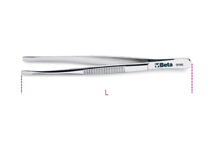 Beta Tools Model 996 150mm-Straight End Spring Tweezers Beta Tools Model 996 150mm-Straight End Spring Tweezers