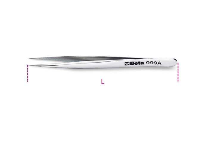Beta Tools Model 999 A/120mm-Extra Slim Spring Tweezers Beta Tools Model 999 A/120mm-Extra Slim Spring Tweezers
