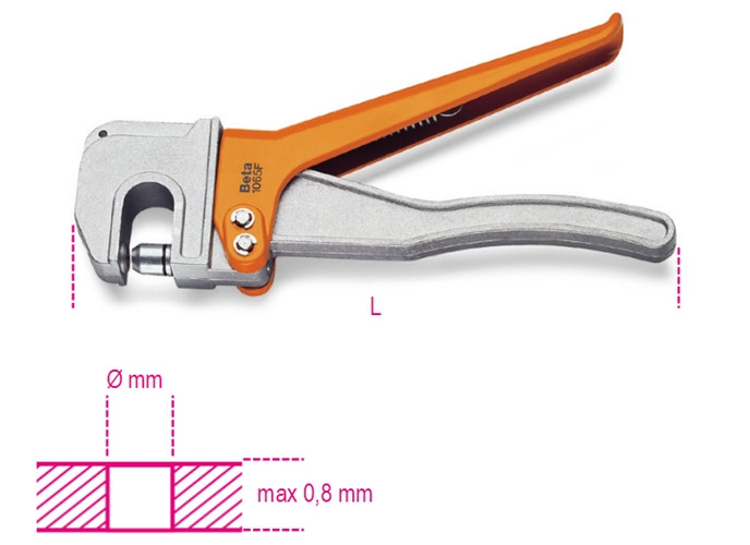 Beta Tools Model 1065 F5-Hand Punch Steel Punch & Matrix Beta Tools Model 1065 F5-Hand Punch Steel Punch & Matrix