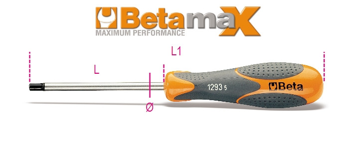 Beta Tools Model 1293 Es2mm-Hexagon Drivers with Handles Beta Tools Model 1293 Es2mm-Hexagon Drivers with Handles
