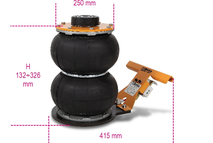 Beta Tools Model 3061 2T-Air Hydraulic Jack 2 Tons Beta Tools Model 3061 2T-Air Hydraulic Jack 2 Tons