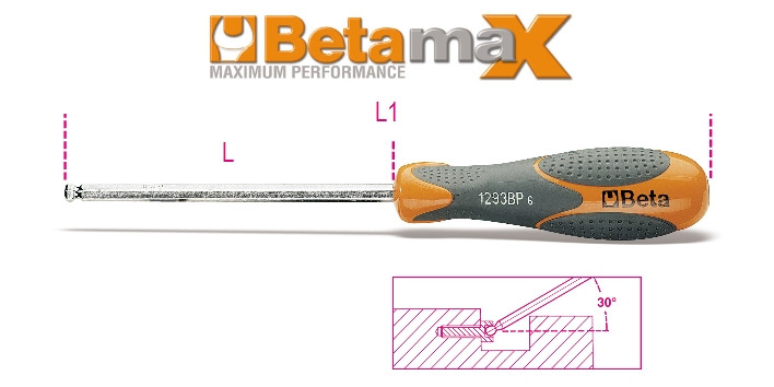 Beta Tools Model 1293 Bp8mm-Ball Head Hexagon Drivers + Handles Beta Tools Model 1293 Bp8mm-Ball Head Hexagon Drivers + Handles
