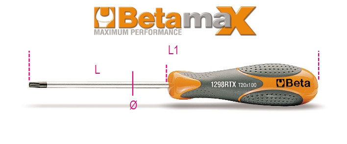 Beta Tools Model 1298 Rtx27-Screwdrivers Rtx with Handles Beta Tools Model 1298 Rtx27-Screwdrivers Rtx with Handles